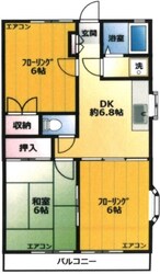 ファミール若葉の物件間取画像